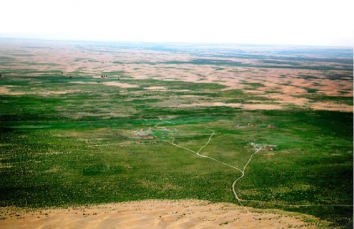 亿利生态将漫天黄沙变为“绿色银行”建立靓丽的风景线