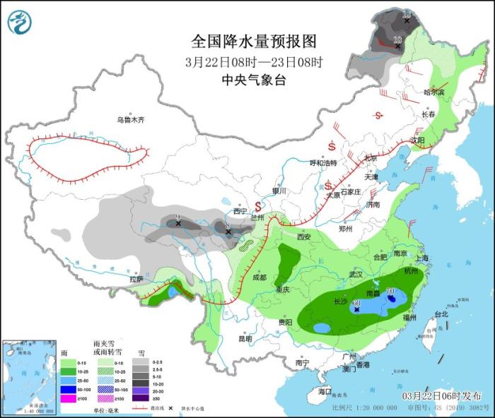 冷空气给北方地区带来大风降温沙尘天气 南方将迎降水